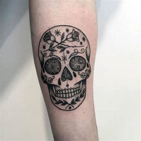 100 Stunning Sugar Skull Tattoo Designs For Men