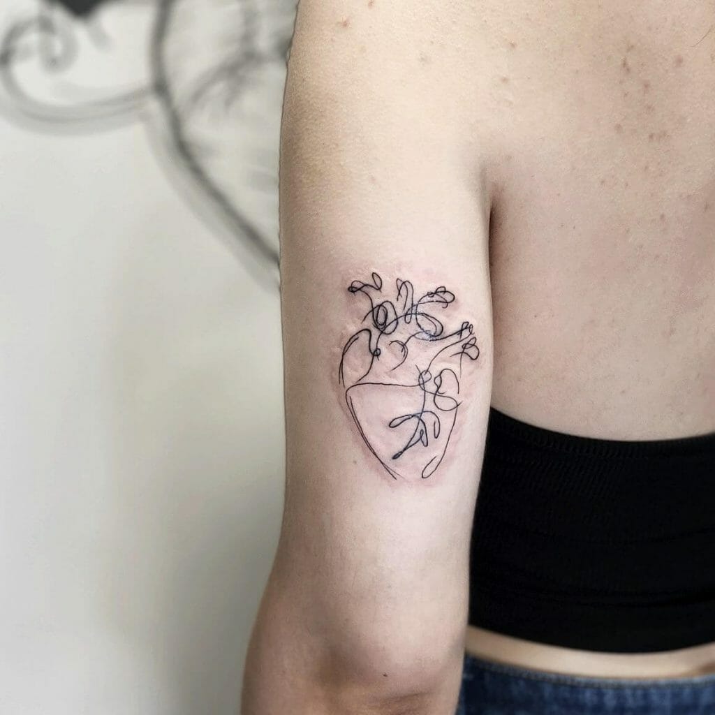 11 Abstract Anatomical Heart Tattoo Ideas That Will Blow Your Mind