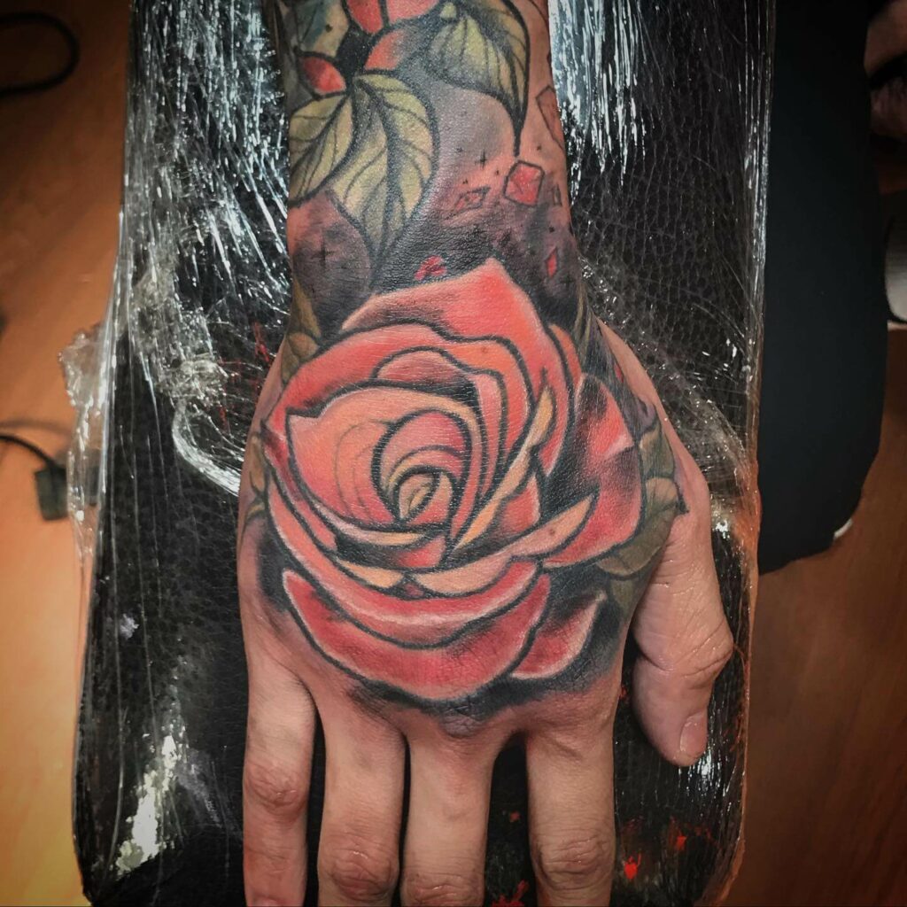 11 Rose Hand Tattoo Male Ideas You Ll Have To See To Believe