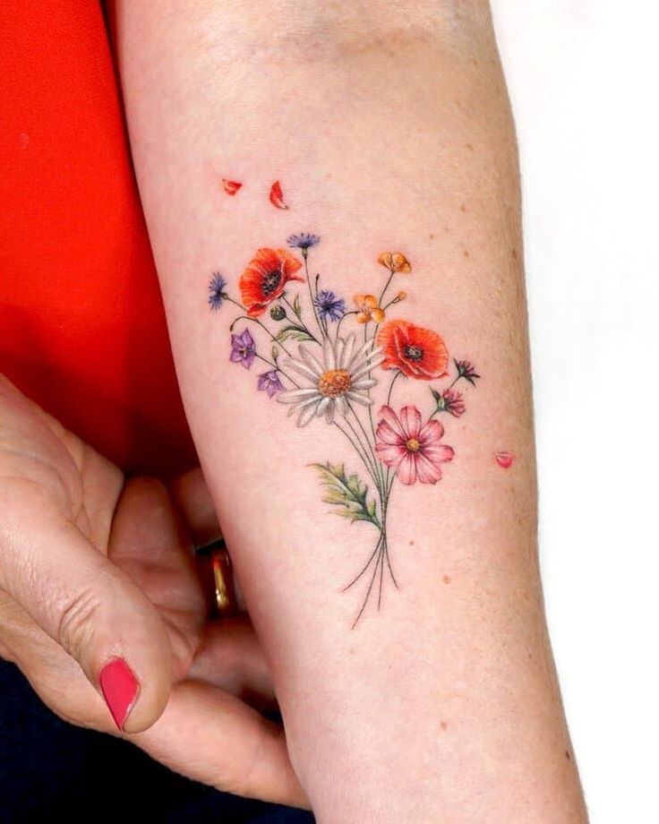 19 Stunning Wildflower Tattoos That Will Grow On You 19 Stunning Wildflower Tattoos That Will Grow On You