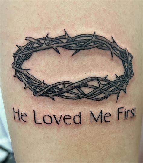 20 Amazing Crown Of Thorns Tattoos For 2024