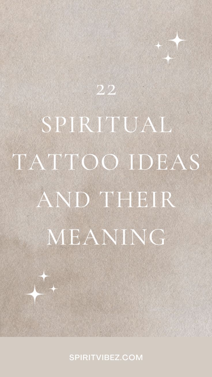 20 Spiritual Tattoo Ideas Their Meaning Artofit
