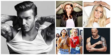 25 Famous Celebrities With Tattoos Specially For Fans 2019