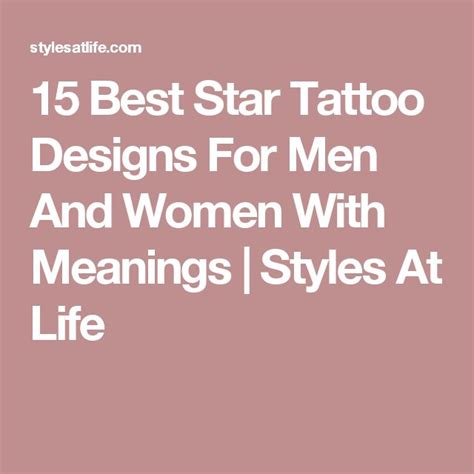 30 Stunning Star Tattoo Designs Perfect For Astro Lovers