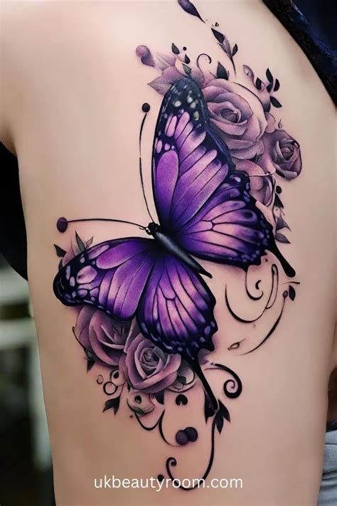 33 Beautiful Butterfly Tattoo Ideas With Their Meanings Purple 33 Beautiful Butterfly Tattoo Ideas With Their Meanings Purple