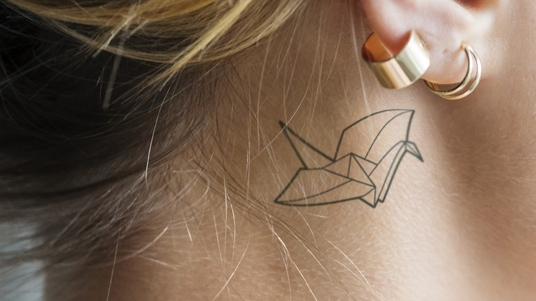 40 Dainty Behind The Ear Tattoos For The Subtlest Hint Of Ink