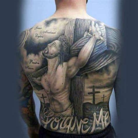 40 Jesus Back Tattoo Designs For Men Religious Ink Ideas 40 Jesus Back Tattoo Designs For Men Religious Ink Ideas