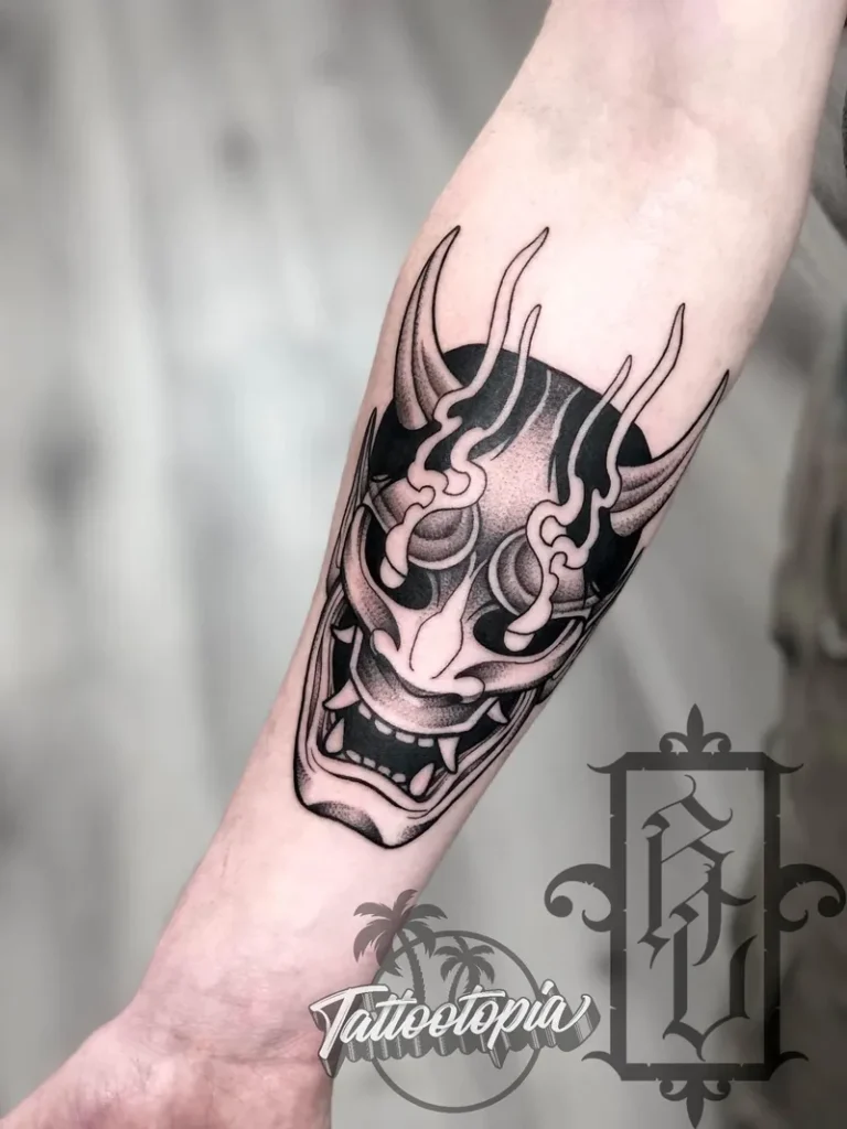 45 Hannya Mask Tattoo Designs To Unveil The Mystery