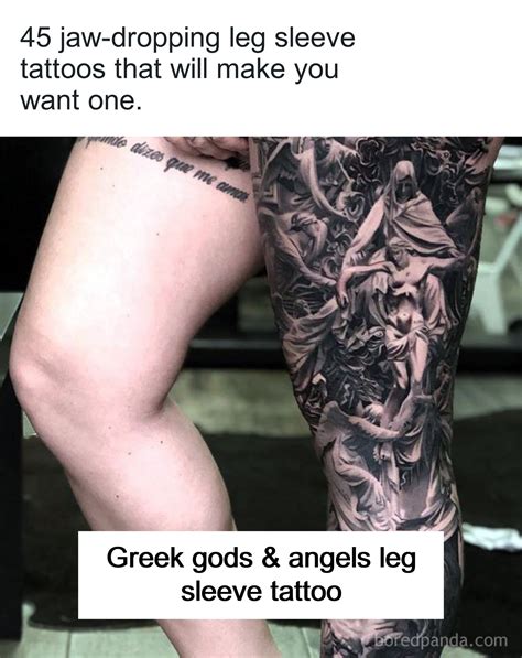45 Jaw Dropping Leg Sleeve Tattoos That Will Make You Want One Bored Panda 45 Jaw Dropping Leg Sleeve Tattoos That Will Make You Want One Bored Panda
