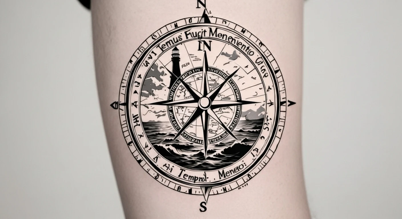 48009 Compass Tattoo Ideas Blackink Ai 48009 Compass Tattoo Ideas Blackink Ai