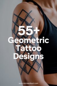 55 Geometric Tattoo Designs Ink Needle Art