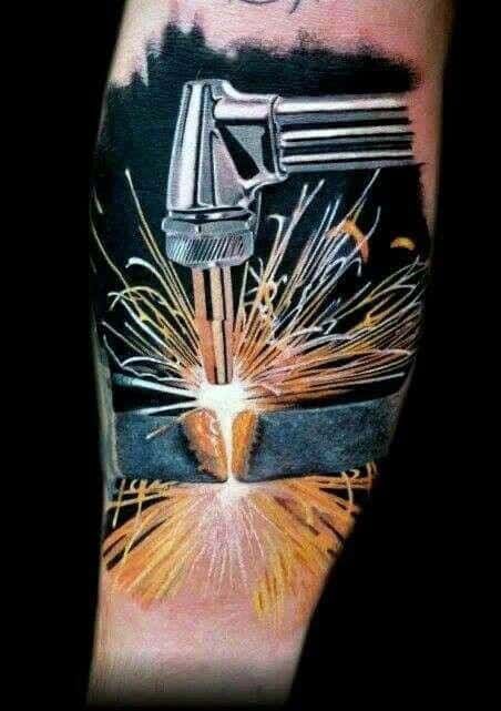 80 Manly Welding Tattoos For Men 2024 Inspiration Guide Welding