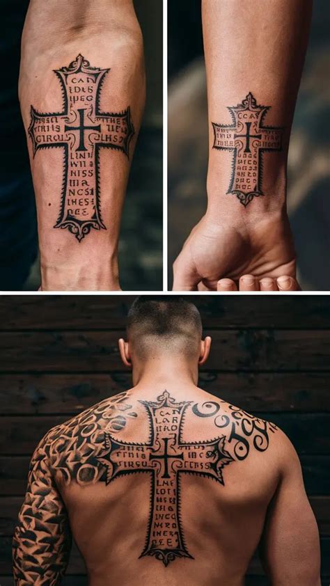9 Wonderful Cross Tattoo Designs For Men