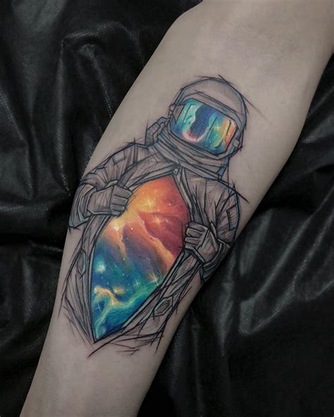Astronaut Tattoo