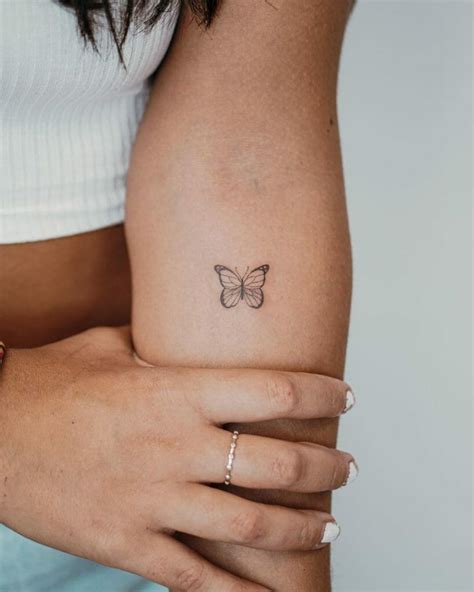 Butterfly Tattoo Ideas Small At James Tarvin Blog