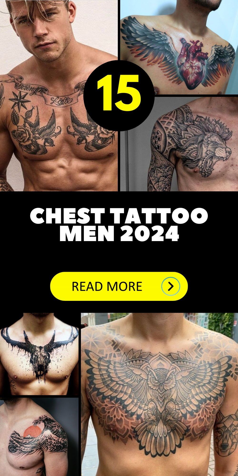 Chest Tattoo Men 2024 Explore Full Japanese Dragon Designs For A