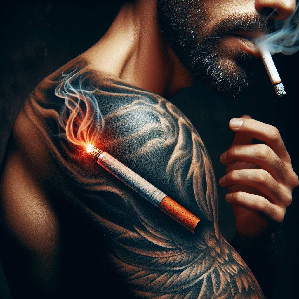 Cigarette Your Own Tattoo Design Custom Designs Crafted For Lifelong
