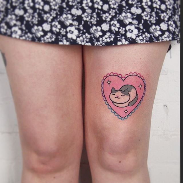 Cute Cat Tattoo