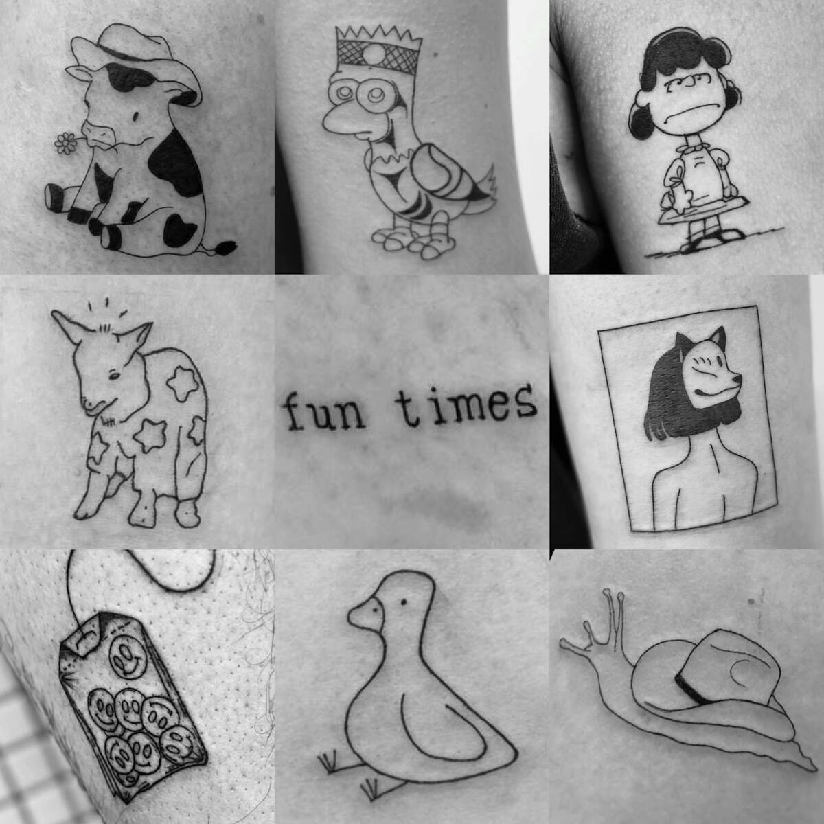 Cute Funny Tattoos