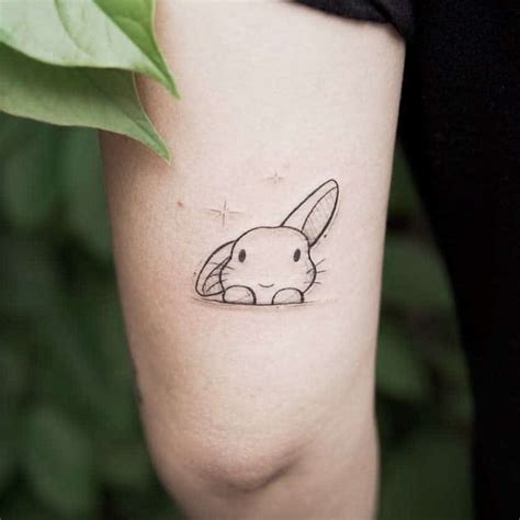 Cute Rabbit Tattoo Cute Rabbit Tattoo