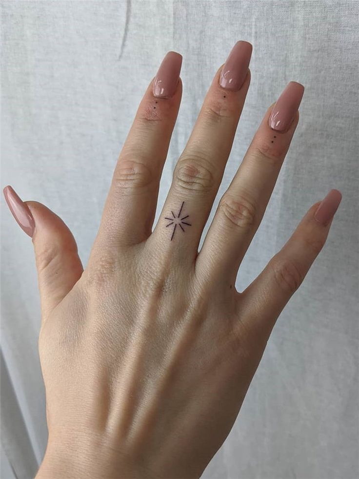 Cute Simple Finger Tattoos