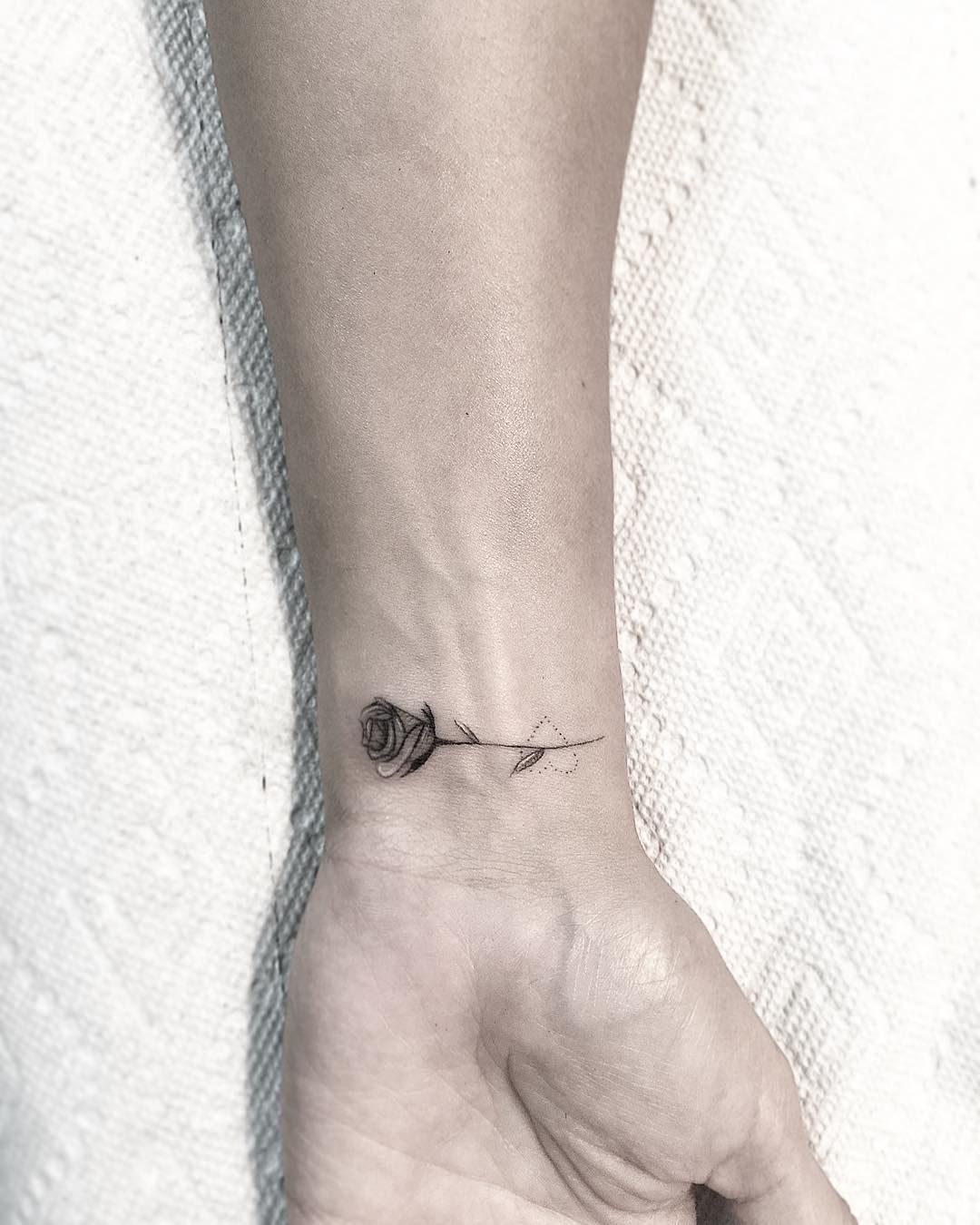 Cute Small Rose Tattoo Rose Tattoos On Wrist Wrist Tattoos For Women