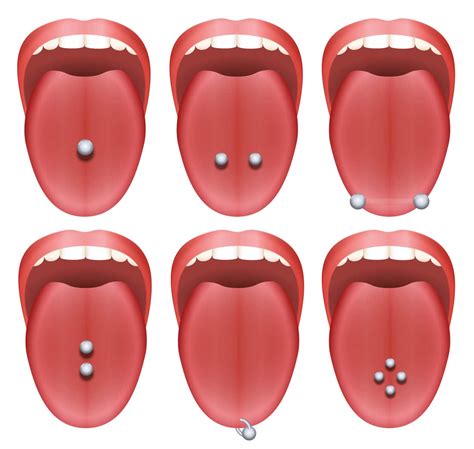Different Styles Of Tongue Piercings