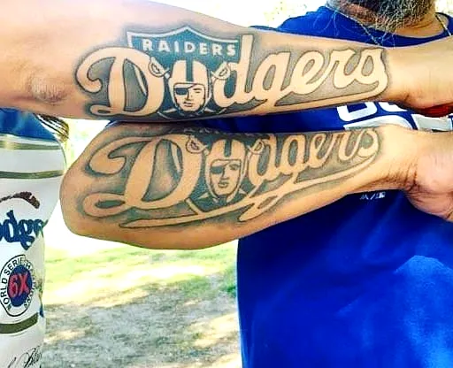 Dodgers Tattoo Designs