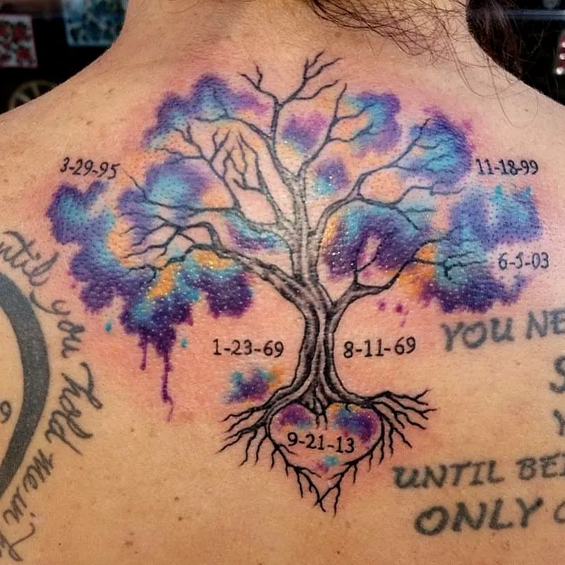 Family Tree Ink Tattoos Family Tree Ink Tattoos