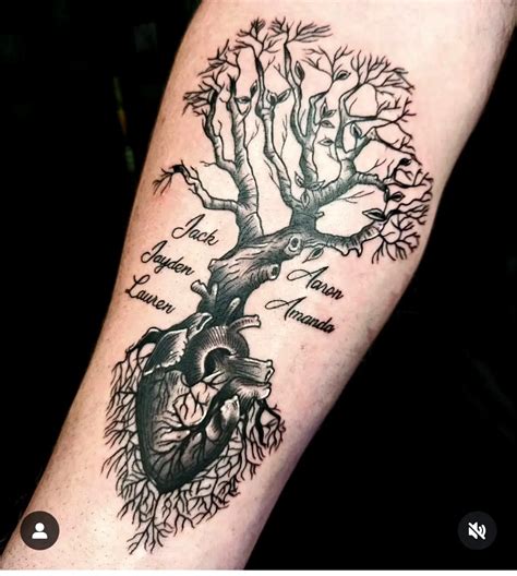 Family Tree Tattoo Designs Men Family Tree Tattoo Designs Men