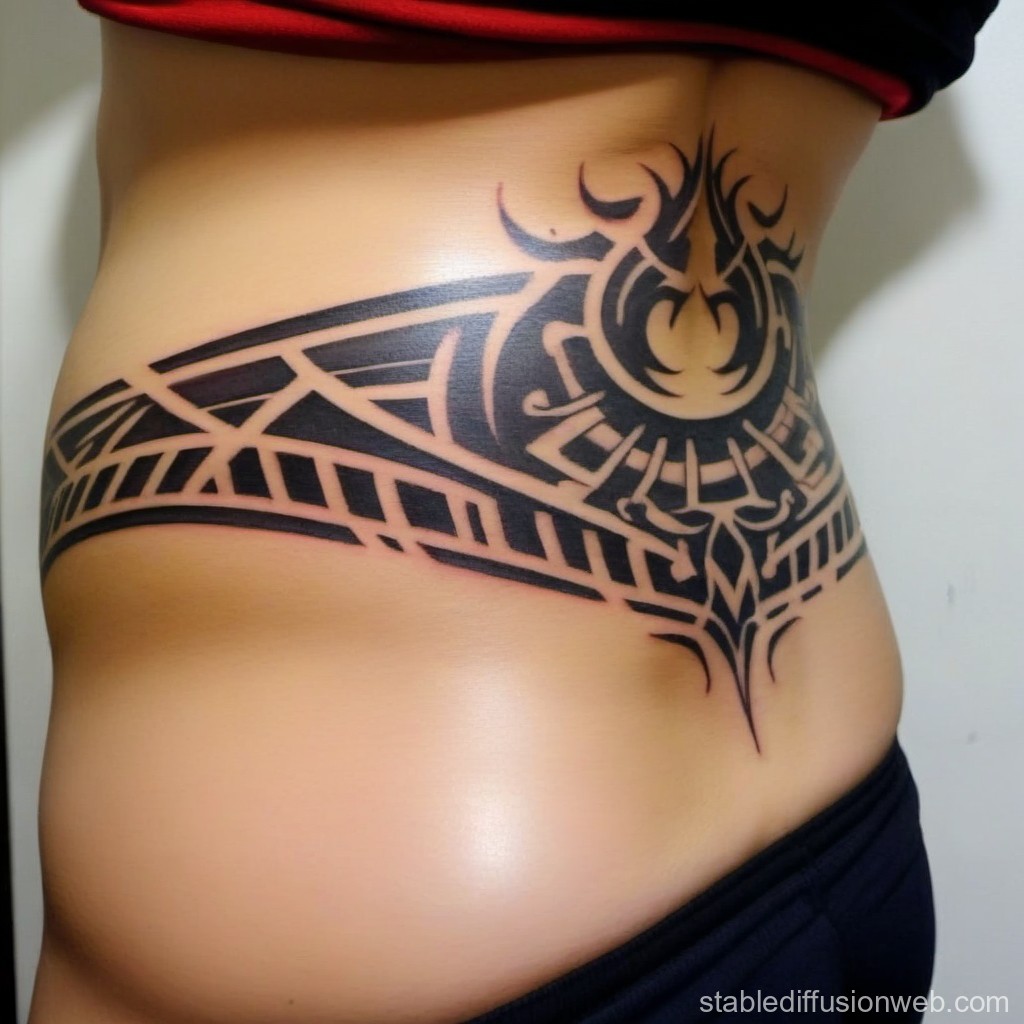Female Tribal Tattoo Detailed Stable Diffusion
