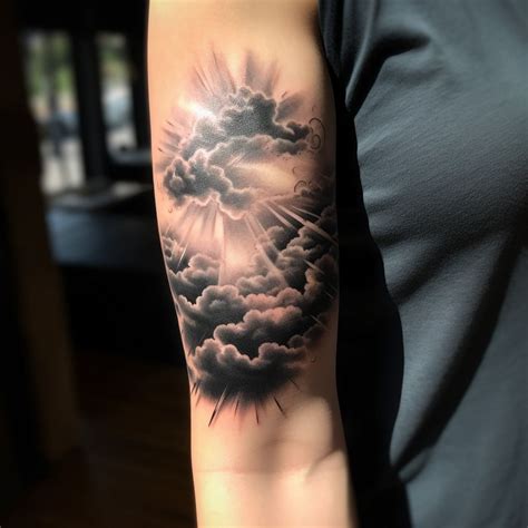 Forearm Tattoo Cloud Tattoo Cloud Tattoo Design Cloud Tattoo Sleeve