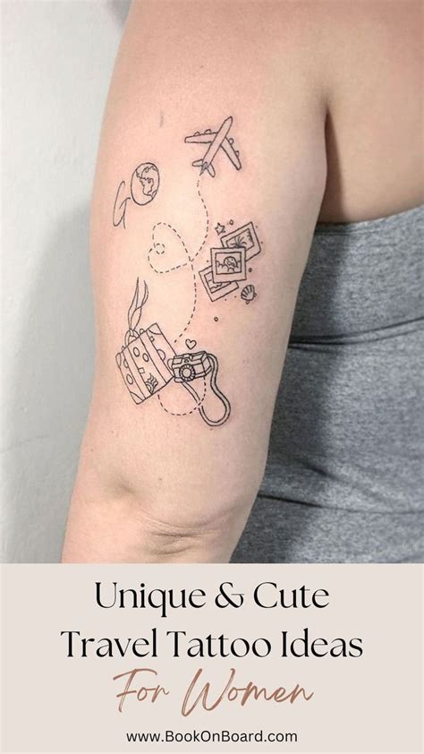 Girly Travel Tattoo Designs