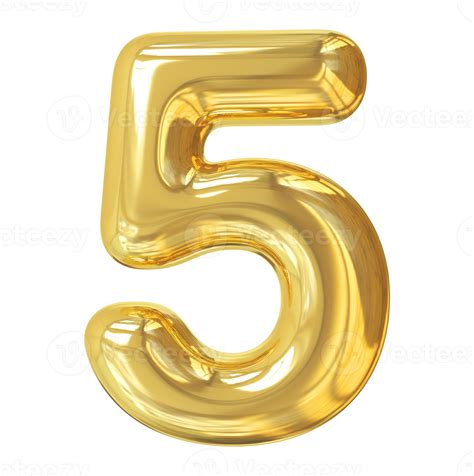 Golden Number 5 11287659 Png Golden Number 5 11287659 Png