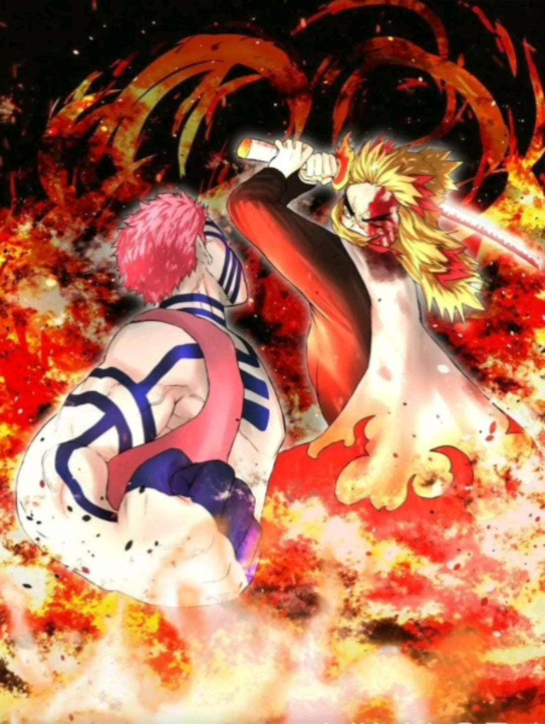 Got My Rengoku Tattoo Set Your Heart Ablaze R Kimetsunoyaiba