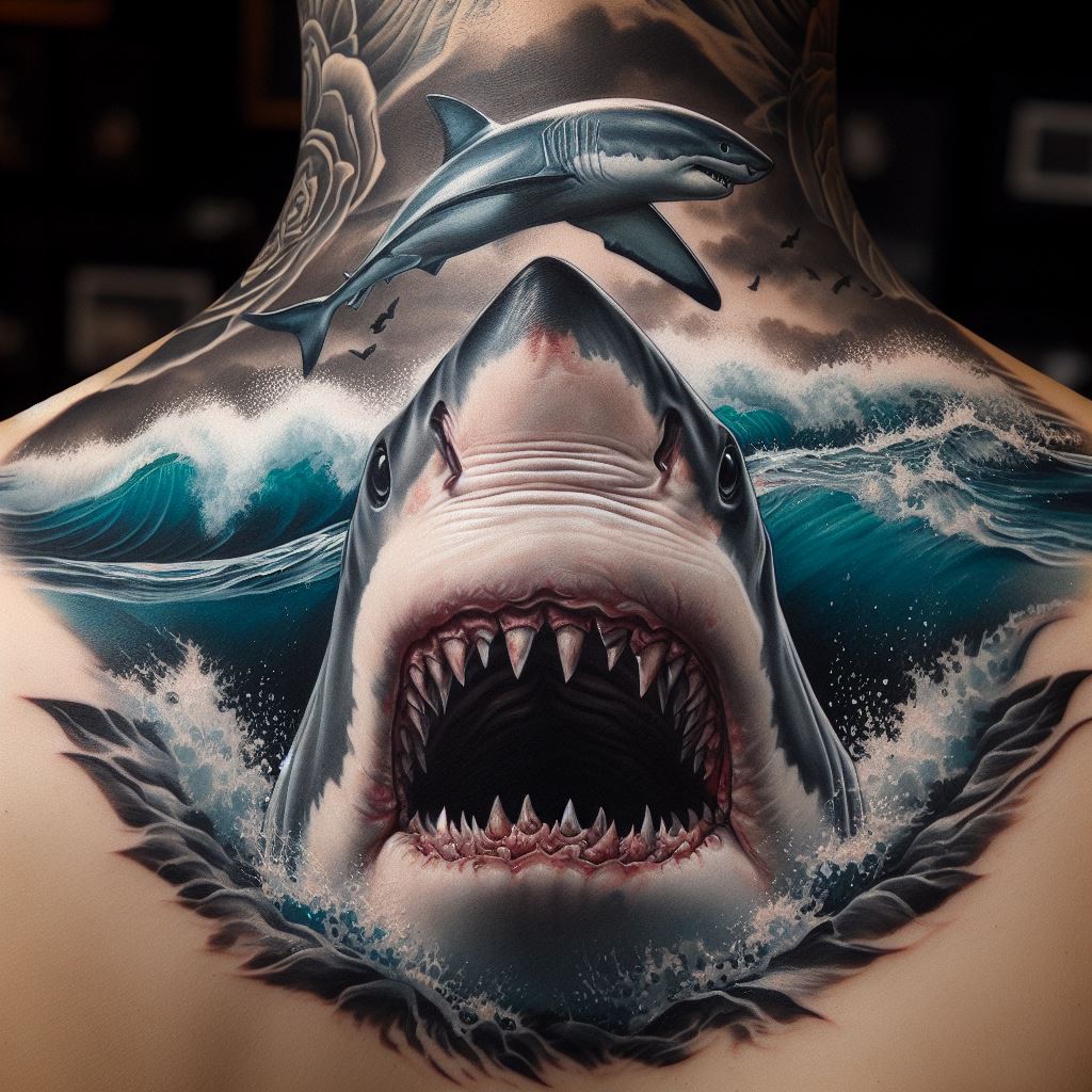 Great White Shark Tattoo Designs