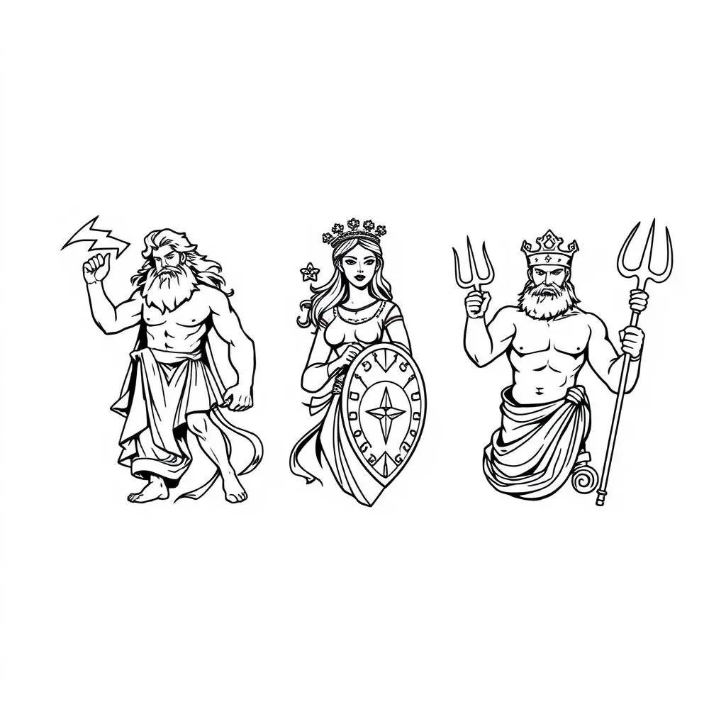 Greek Mythology Tattoo Designs