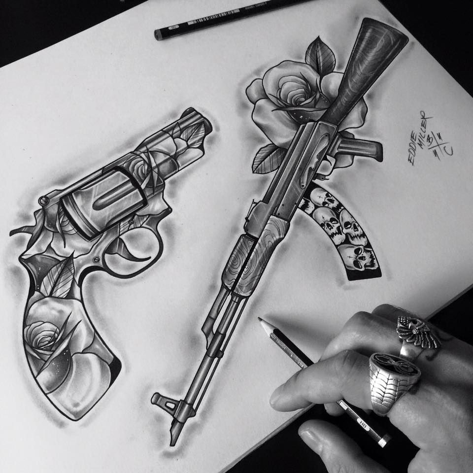 Guns Tattoo Designs Guns Tattoo Designs