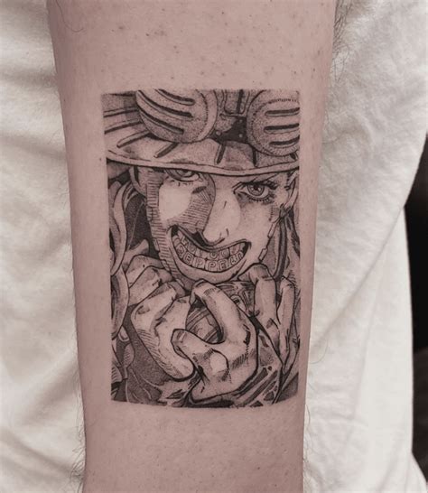 Gyro Zeppeli Eye Tattoo
