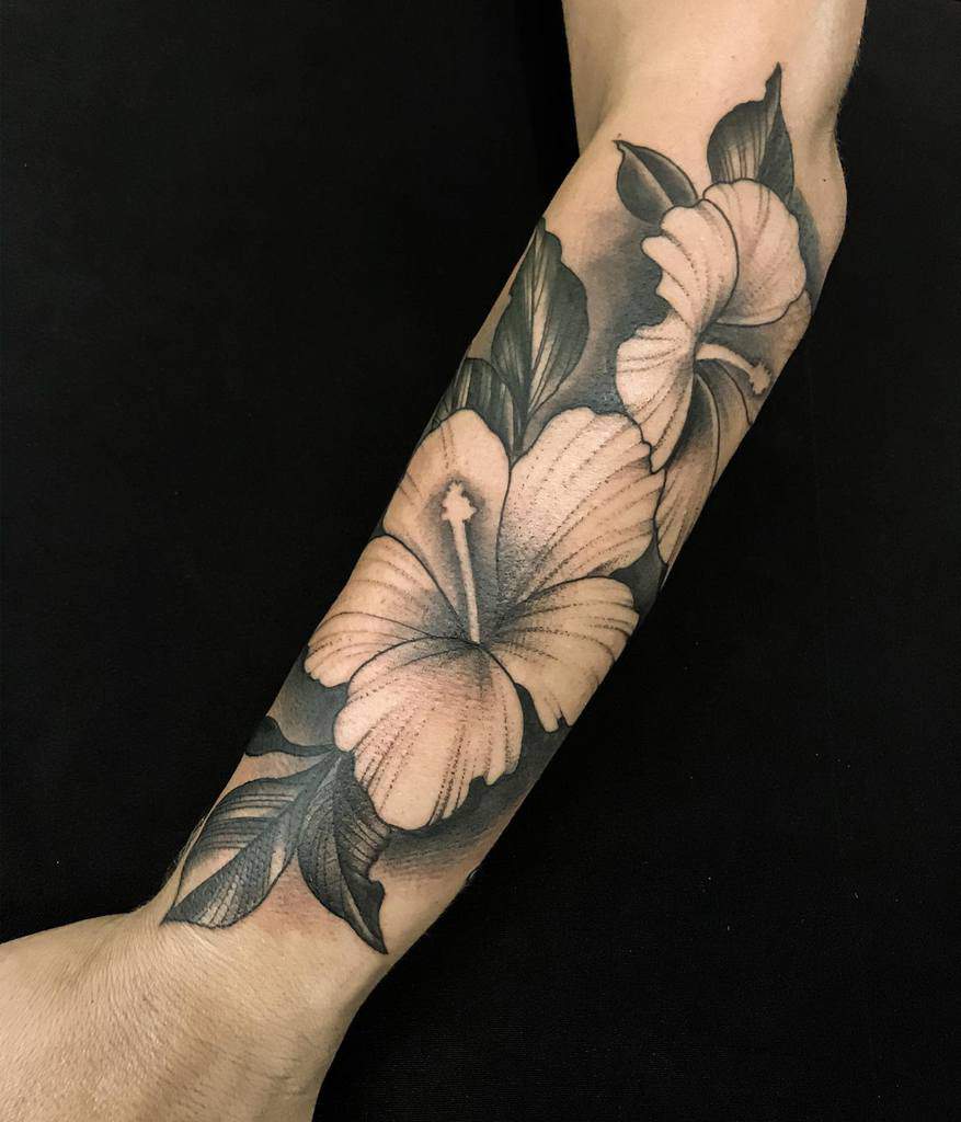 Hawaiian Tribal Flower Tattoos Top 61 Best Hawaiian Flower Tattoo