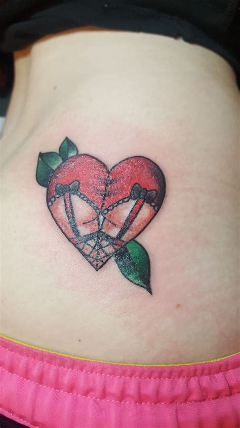 Heart On Bum Tattoo