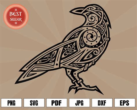 Hugin And Munin Ink Design Celtic Raven Tattoo Celtic Raven