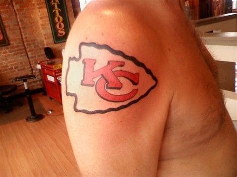Kansas City Chiefs Arrowhead Tattoos Johnson County Kansas Tattoos