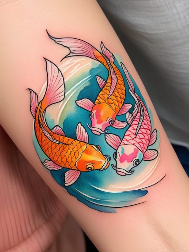 Koi Fish Tattoo Designs Pattern
