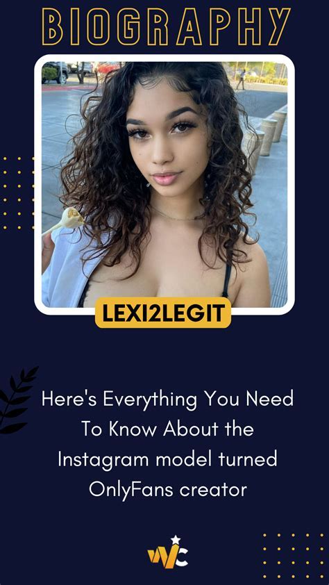Leaked: Lexi2Legit's OnlyFans Scandal Unveiled