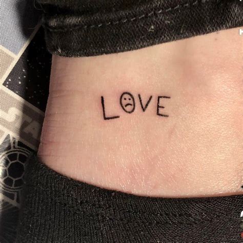 Lil Peep Love Tattoo