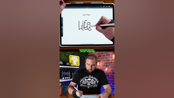 Live Life Tattoo Ambigram