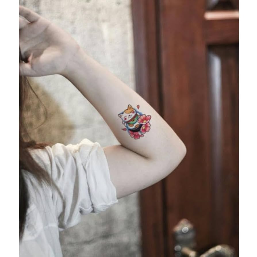 Maneki Neko Wrist Tattoo Maneki Neko Wrist Tattoo