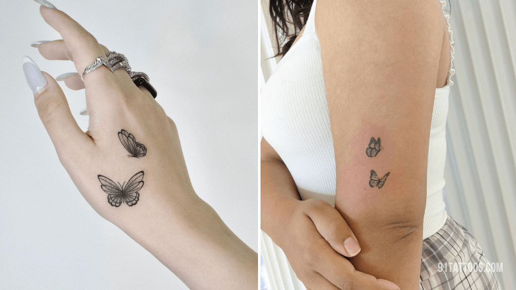 Meaningful Small Butterfly Tattoos