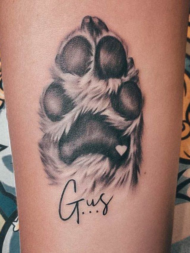 Memorial Dog Tattoo Designs